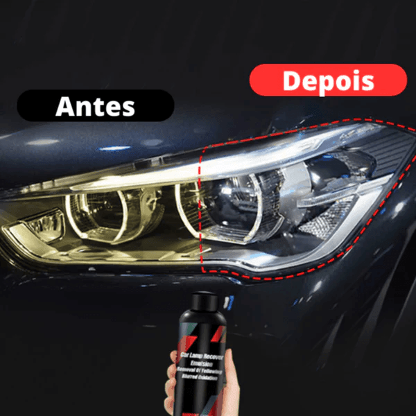 Kit Restaurador de Farol Automotivo + BRINDE - Ride Up 