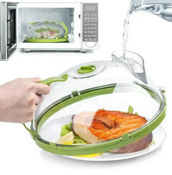 Tampa De Micro-Ondas Anti Respingo e Sujeira Para Alimentos