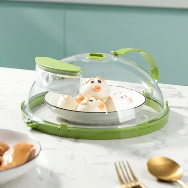 Tampa De Micro-Ondas Anti Respingo e Sujeira Para Alimentos