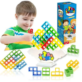 Brinquedo Jogo de Tetris Portátil – Diversão para Crianças e Adultos