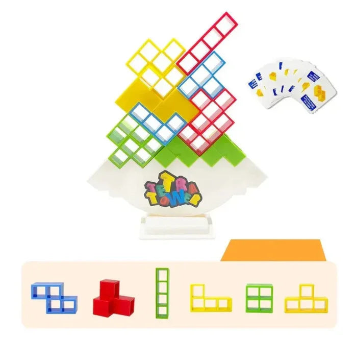Brinquedo Jogo de Tetris Portátil – Diversão para Crianças e Adultos