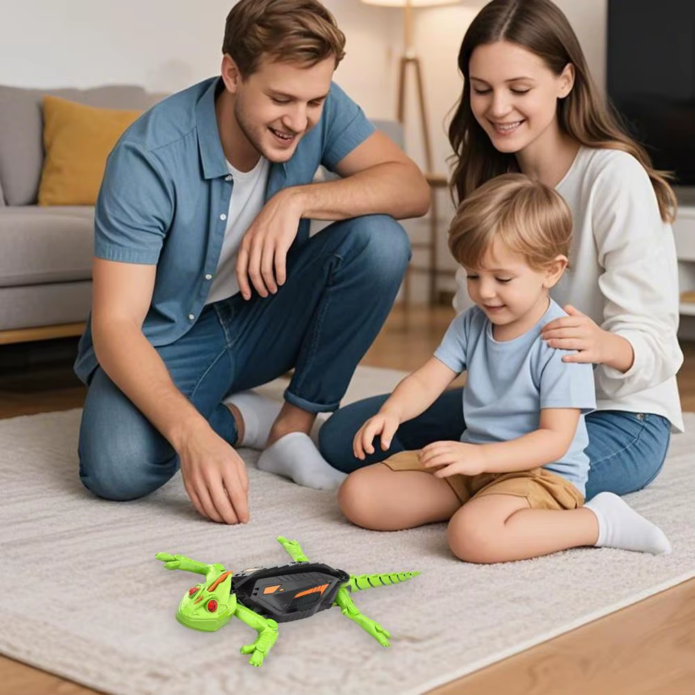 Brinquedo Robô Lagarto Elétrico Que Escala Paredes